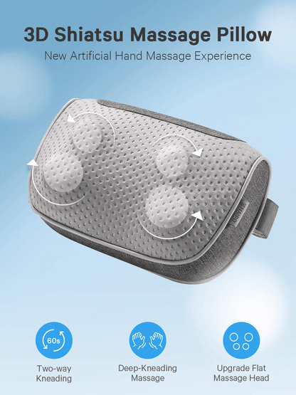 Shiatsu Massage Pillow with Heat - NAIPO