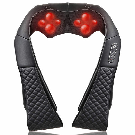 Shiatsu Neck and Back Massager with Heat Electric Shoulder Massagers - NAIPO